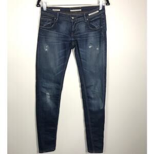 Don the Fuller Praga 27 Womens Y2K Revival Low Rise Denim Jeans Made Italy